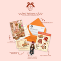 Quiet Letters Club | Created By Me  - a monthly snail mail club